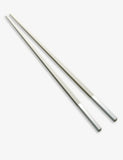 Christofle Japanese chopsticks with wood and silver plating, UK version