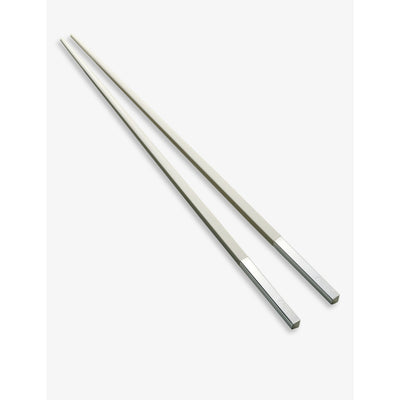 selfridges Christofle Wood and Silver-plated Japanese Chopsticks 24cm- Buy online at McGrocer