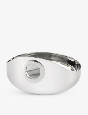 Christofle stainless steel bowl 6cm with eyelet detail - British product
