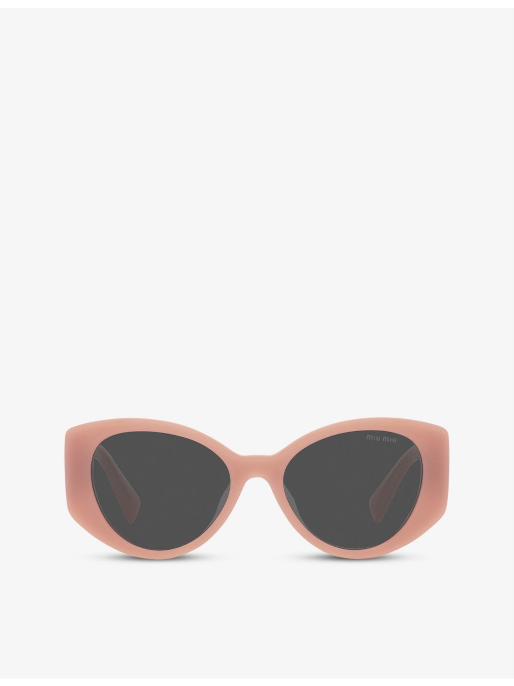 Miu Miu acetate cat-eye sunglasses with gradient lenses, UK version