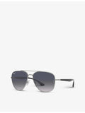 Ray-Ban aviator sunglasses metal frame polarised (British brand)