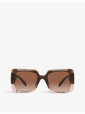Versace VE4405 square acetate sunglasses, imported from the UK