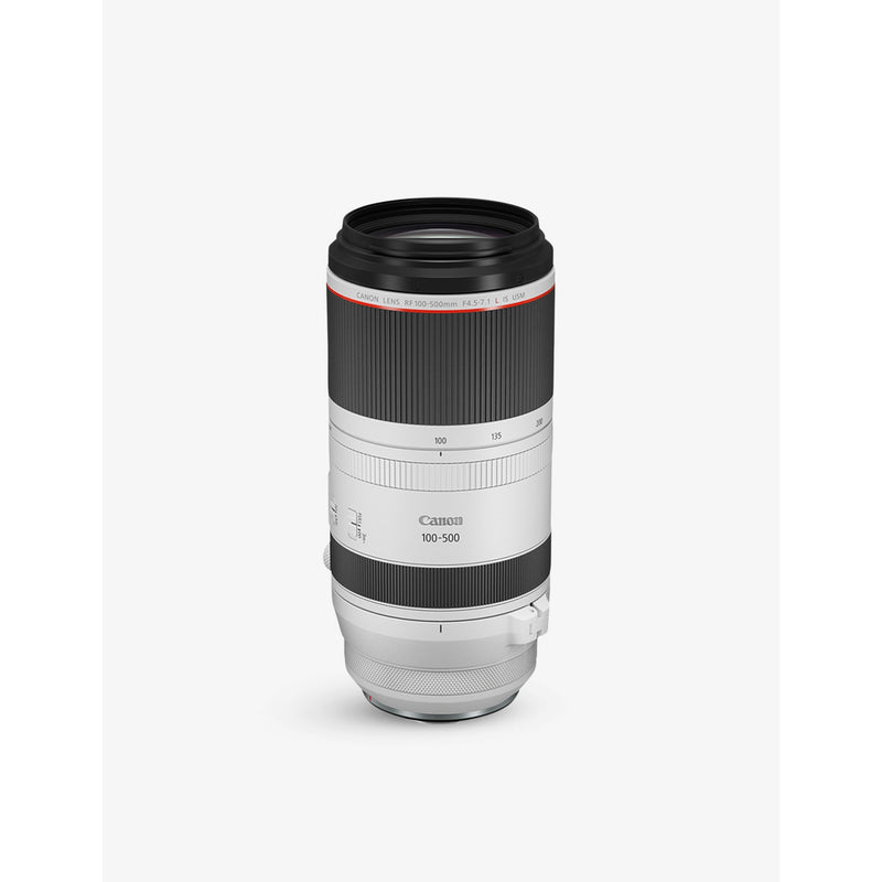 Canon RF 100-500mm F4.5-7.1 L IS USM telephoto zoom lens (British brand)