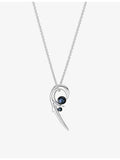 Shaun Leane sterling silver pearl necklace with black pearls (British brand)