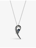Shaun Leane rhodium-plated sterling silver black pearl necklace - British product