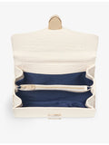 Aspinal of London Mayfair medium croc-embossed leather top-handle bag (British brand)