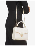 Aspinal of London Mayfair medium croc-embossed leather top-handle bag (British brand)