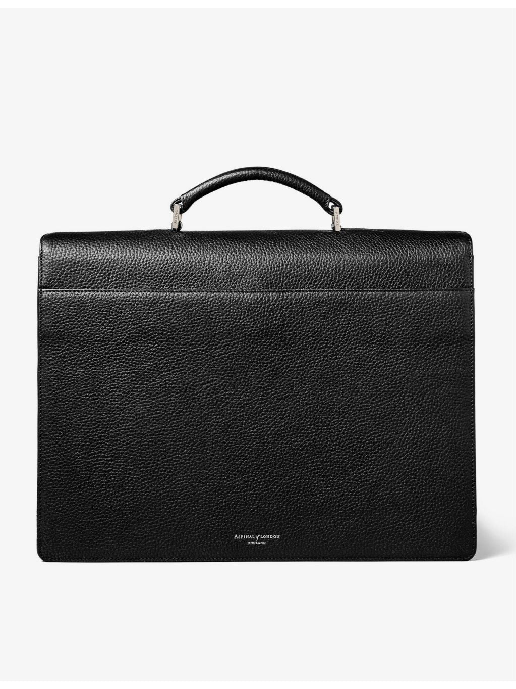 Aspinal of London pebbled leather messenger bag, UK version