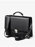 Aspinal of London pebbled leather messenger bag, UK version