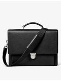 Aspinal of London pebbled leather messenger bag, UK version