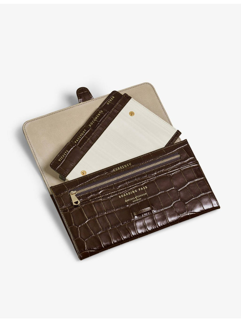 Aspinal of London leather travel wallet - British product