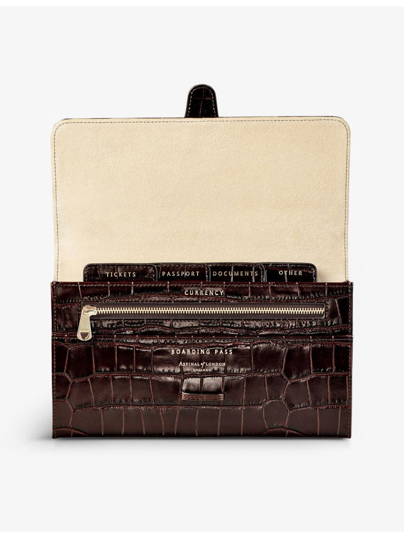 Aspinal of London leather travel wallet - British product