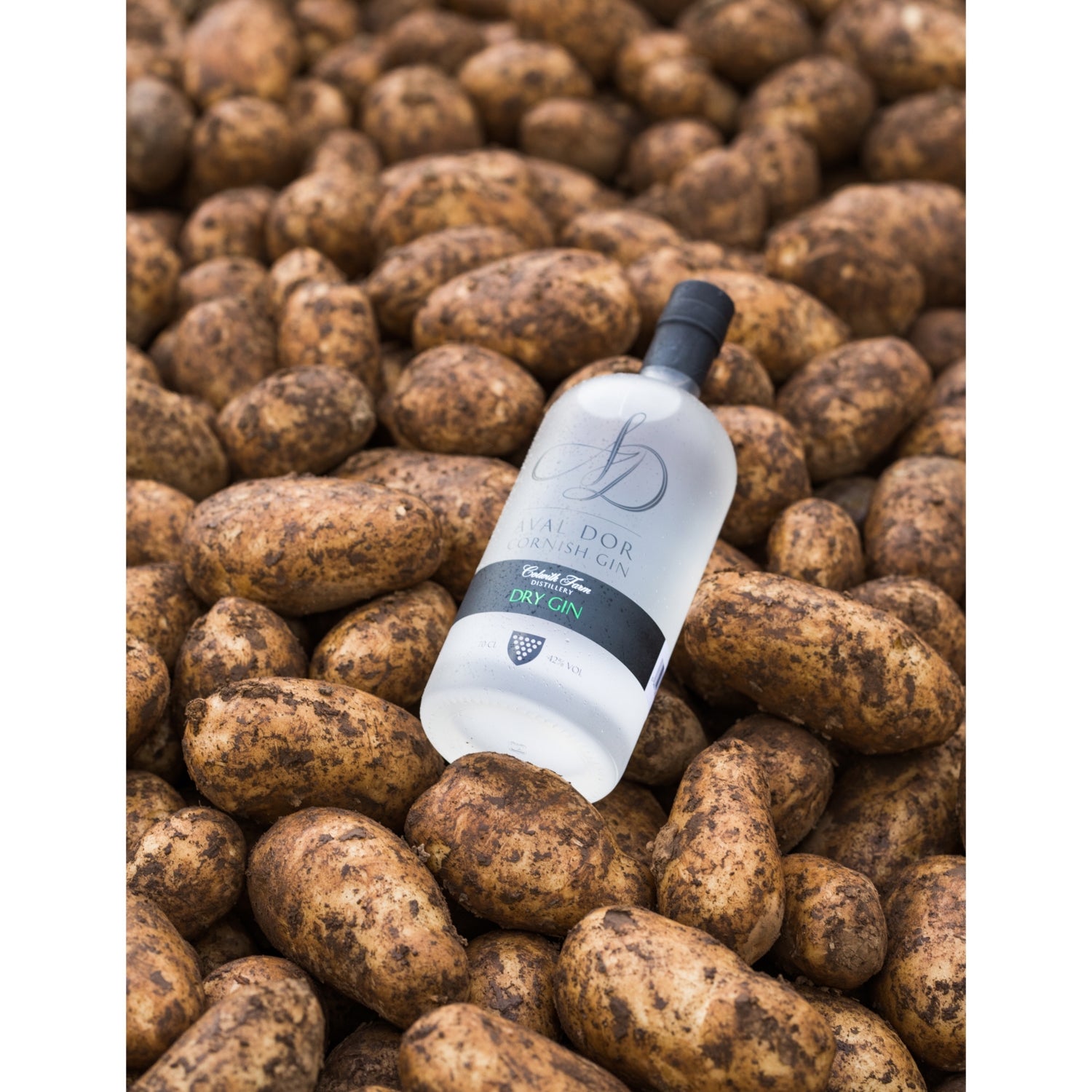 Colwith Farm Aval Dor Cornish dry gin 700ml, imported from the UK
