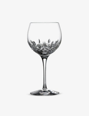 Waterford Lismore crystal wine glass 18.5cm, imported from the UK