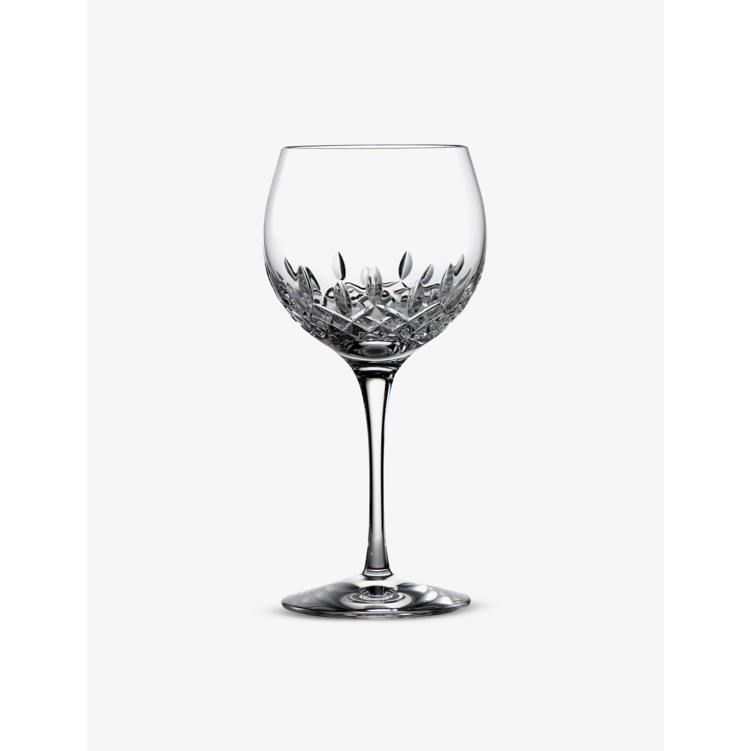 Waterford Lismore crystal wine glass 18.5cm, imported from the UK