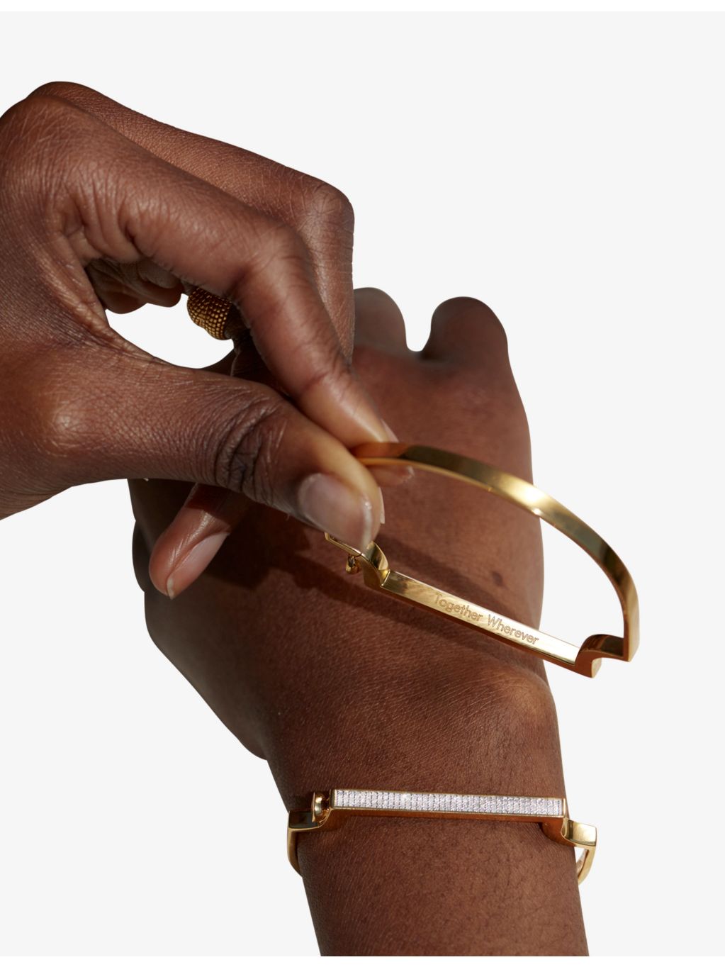 Monica Vinader 18ct yellow-gold vermeil sterling silver bracelet - British product