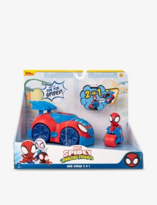 Marvel Spidey 2-in-1 playset with vehicle and motorbike (British brand)