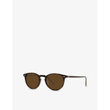 Oliver Peoples Riley Sun acetate round sunglasses, imported from the UK