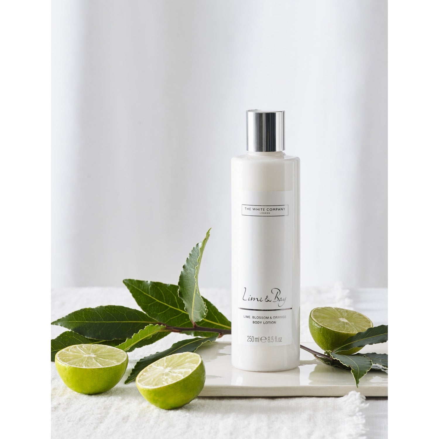 The White Company Lime and Bay body lotion 250ml - British product