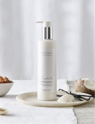 White Company Seychelles hand and nail cream 250ml, imported from the UK