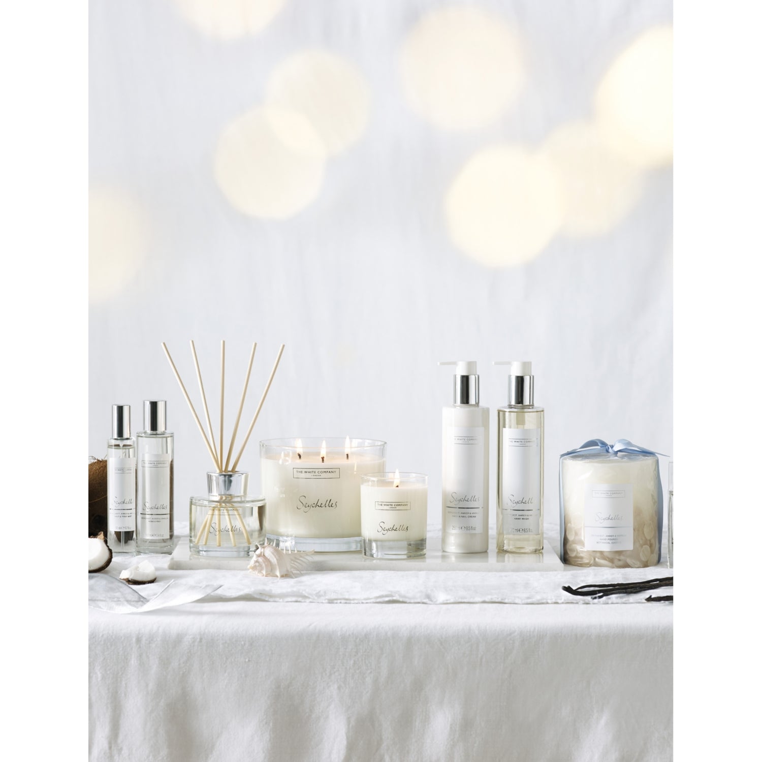 The White Company Seychelles home scenting set, UK version