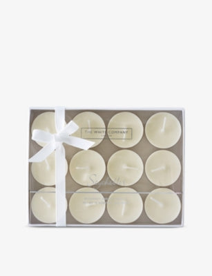 The White Company Seychelles scented tea lights set of 12, UK version