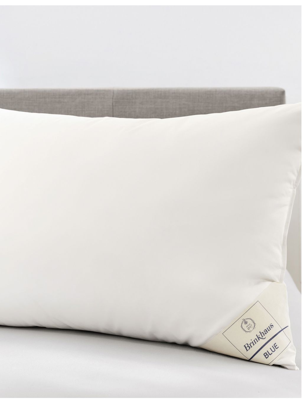 Brinkhause firm cotton and goose feather pillow 50x75cm (British brand)