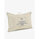 Blue cotton and goose down pillow - Standard