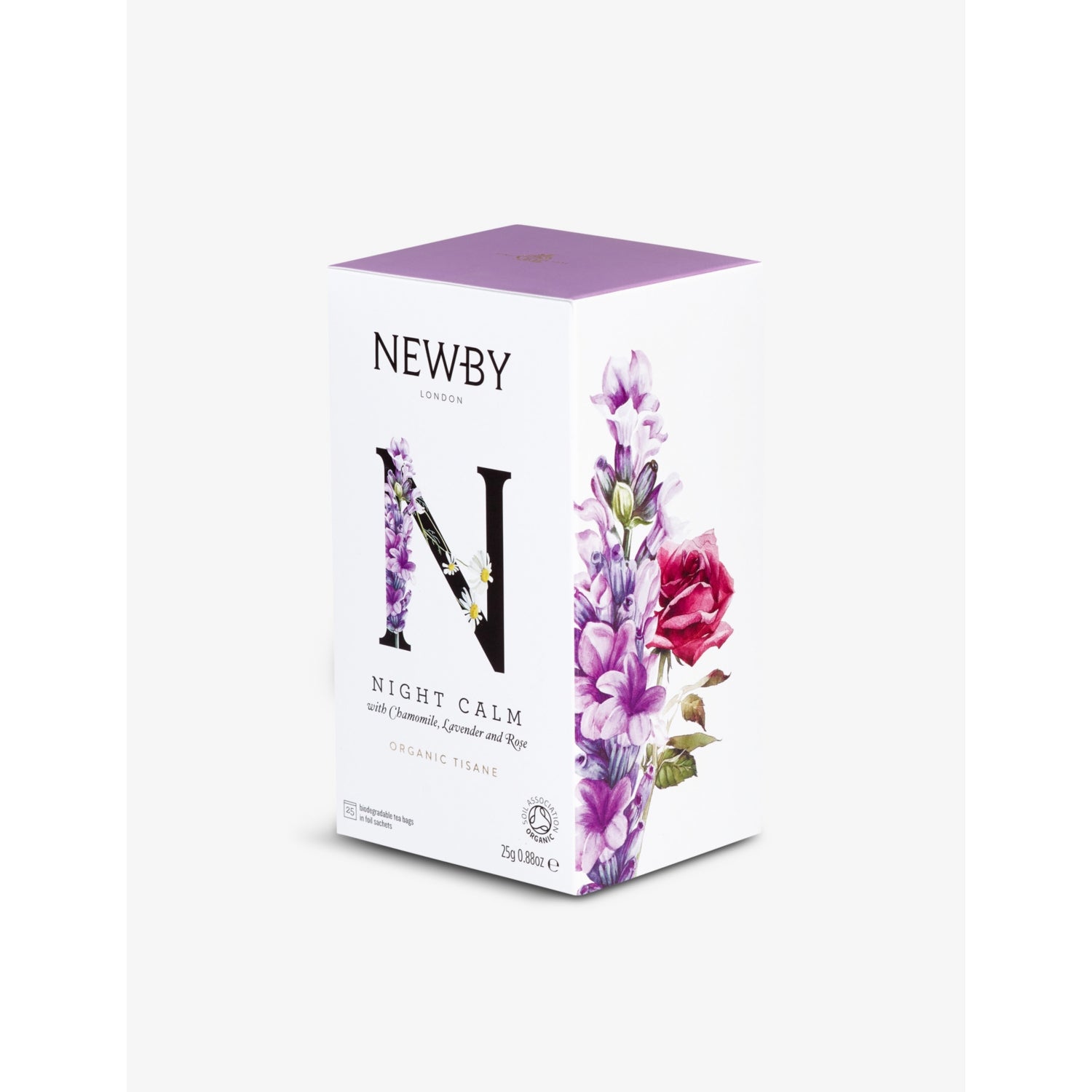 Newby Teas Night Calm herbal tea 25 teabags (British brand)