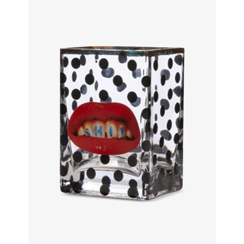 Seletti TOILETPAPER Sht printed glass vase 14cm (British brand)