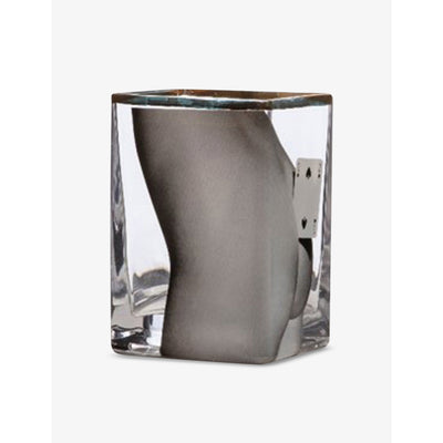 selfridges Seletti Wears Toiletpaper Two Of Spades Glass Vase 14cm- Buy online at McGrocer