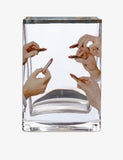 Seletti glass vase Lipsticks pattern 14cm, UK version