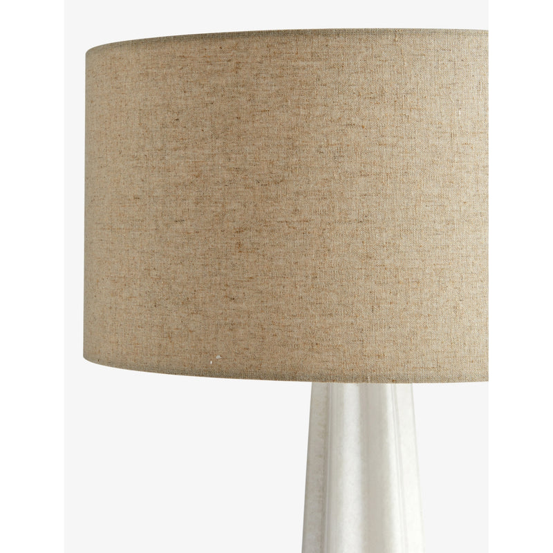 Soho Home Verano white quartz table lamp 65cm, imported from the UK