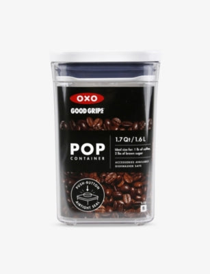 OXO Good Grips POP rectangle short container 1.6l, imported from the UK