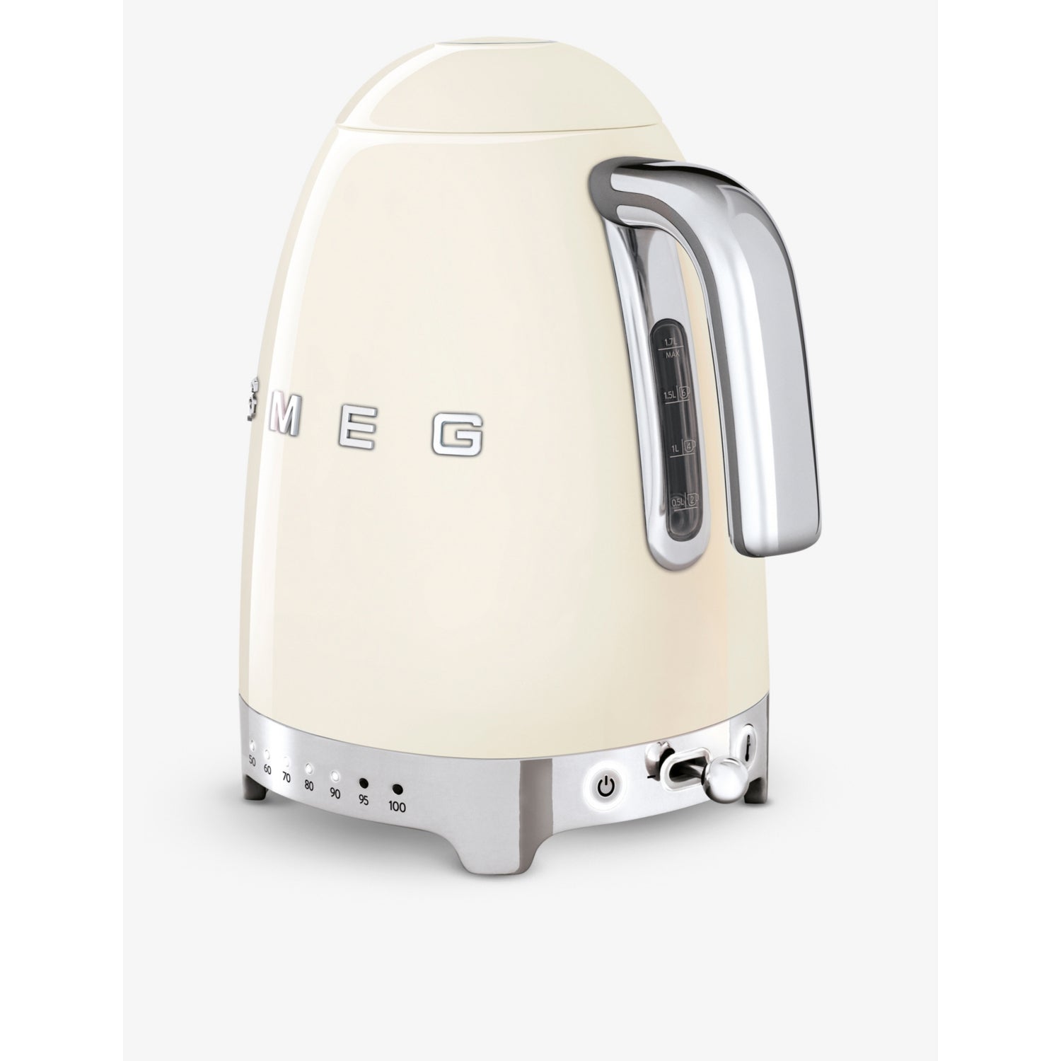 Smeg stainless-steel kettle with variable temperature 1.7L (British brand)