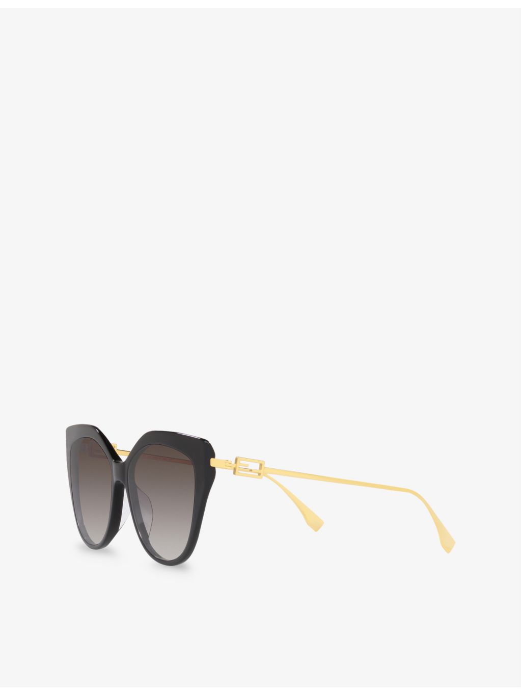 Fendi cat-eye acetate and metal sunglasses, imported from the UK