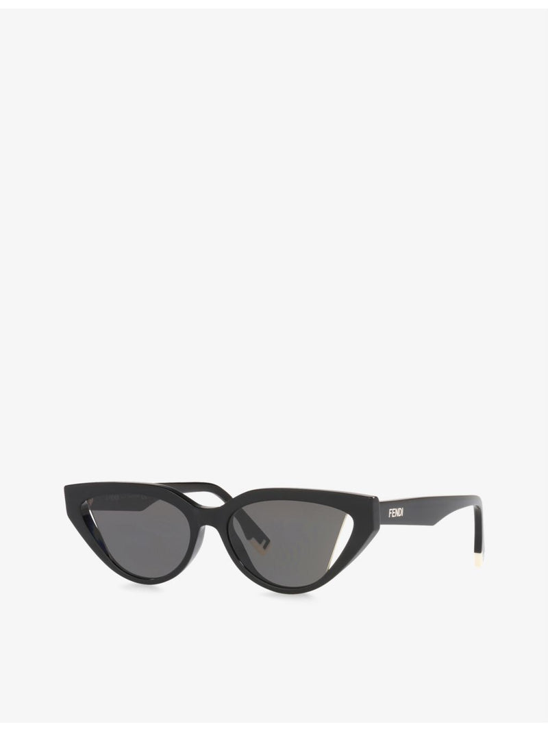 Fendi cat-eye acetate sunglasses tortoiseshell, imported from the UK