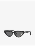 Fendi cat-eye acetate sunglasses tortoiseshell, imported from the UK