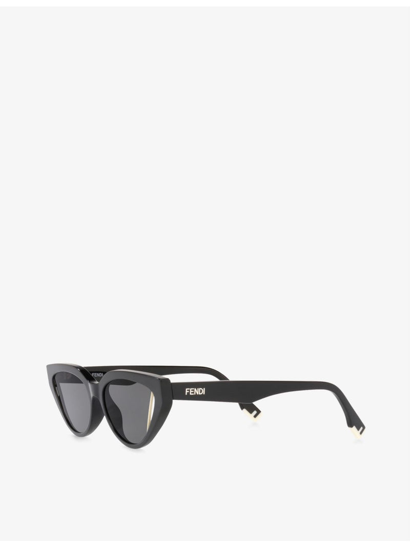 Fendi cat-eye acetate sunglasses tortoiseshell, imported from the UK
