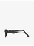 Fendi cat-eye acetate sunglasses tortoiseshell, imported from the UK