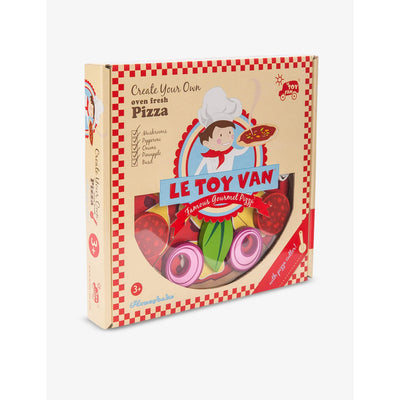 selfridges Le Toy Van Honeybake Create Your Own Pizza Set 20cm- Buy online at McGrocer