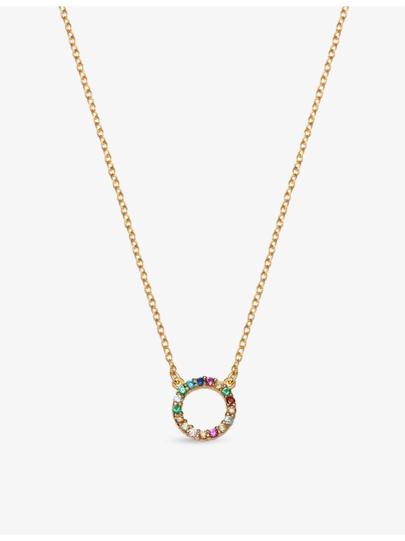 With Love Darling gold vermeil pendant necklace, imported from the UK