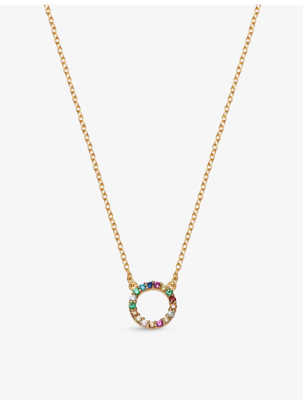 With Love Darling gold vermeil pendant necklace, imported from the UK