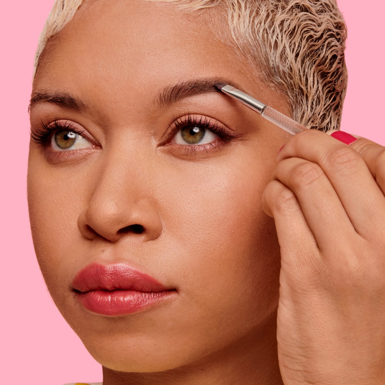 Benefit angled eyebrow brush and spoolie, imported from the UK