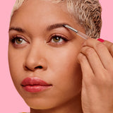 Benefit angled eyebrow brush and spoolie, imported from the UK