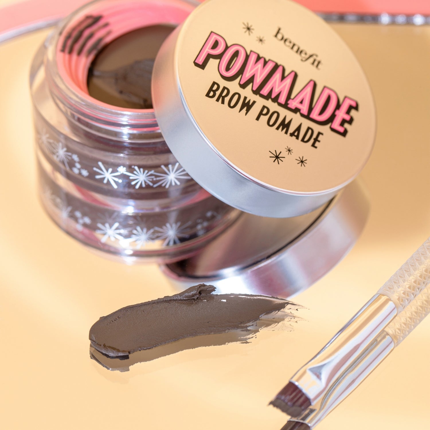 Benefit angled eyebrow brush and spoolie, imported from the UK
