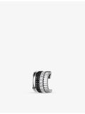 Boucheron Quatre Black Edition 18ct white gold diamond ear cuff (British brand)