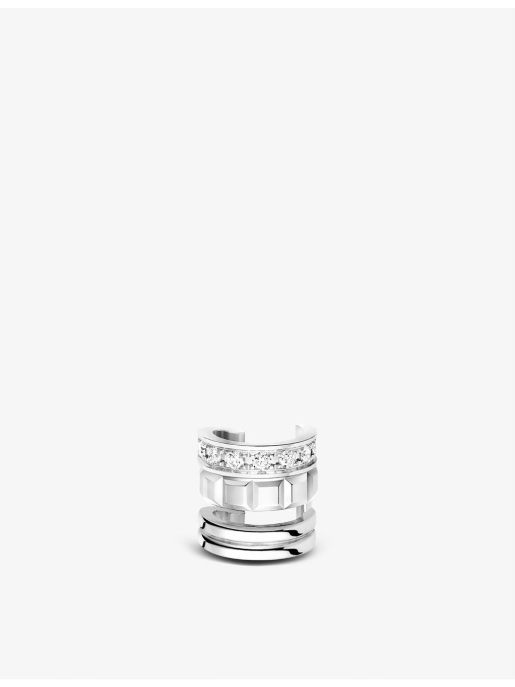 Boucheron Quatre diamond ear cuff 18ct white gold, imported from the UK