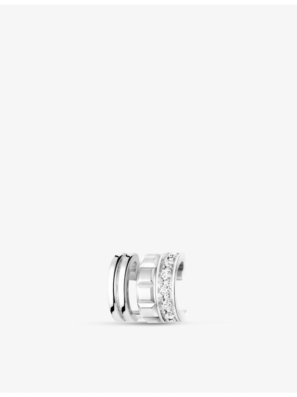 Boucheron Quatre diamond ear cuff 18ct white gold, imported from the UK