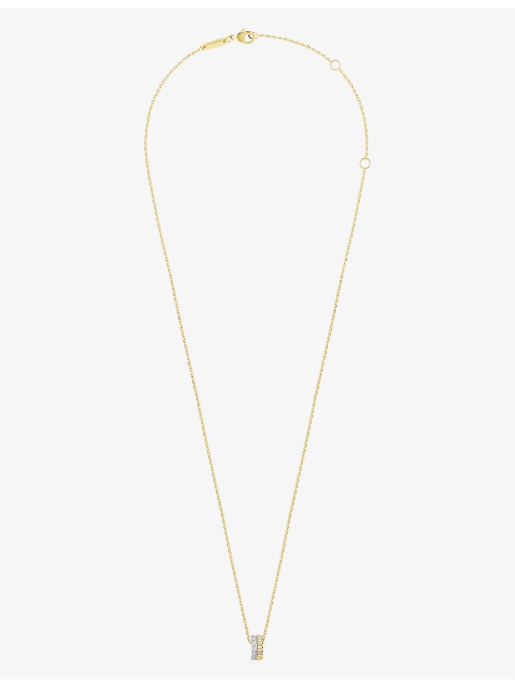Boucheron Quatre Radiant pendant necklace 18ct yellow gold diamond, UK version